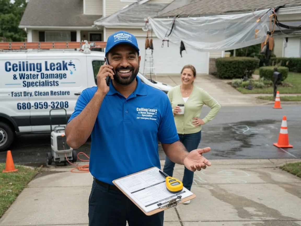 Ceiling Leak Cleanup Hallsville, TX FAQs